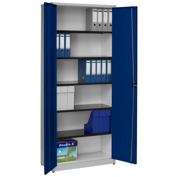 4255704300178 - Aktenschrank entero BF4 22 STG 7035 5003 Stahl abschließbar 6 OH 95 x 220 x 42 cm blau lichtgrau 4255704300178 BF4 22 4255704300178 - Aktenschrank entero BF4 22 STG 7035 5003 Stahl abschließbar 6 OH 95 x 220 x 42 cm blau lichtgrau 4255704300178 BF4 22