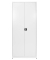 Werkstattschrank grips BF4/22 STG 9010/9010, Stahl abschließbar, 6 OH, 95 x 220 x 42 cm, weiß
