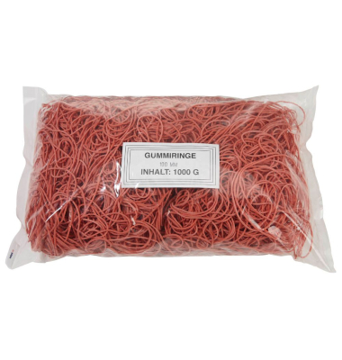 Gummiringe rot
