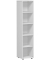 Bücherregal lichtgrau 4 Fachböden