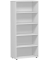 Bücherregal lichtgrau 4 Fachböden
