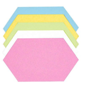 Moderationskarten Königswabe farbig sortiert 29x16,5cm