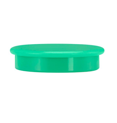 Haftmagnete rund 24x6,3mm (ØxH) grün 330g Haftkraft