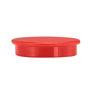 Haftmagnete rund 32x7,3mm (ØxH) rot 650g Haftkraft