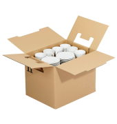 Umzugskarton 568832 braun, bis DIN A3+, innen 440x340x335mm, Wellpappe 2-wellig
