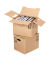 Umzugskarton 568832 braun, bis DIN A3+, innen 440x340x335mm, Wellpappe 2-wellig