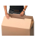 Umzugskarton 568832 braun, bis DIN A3+, innen 440x340x335mm, Wellpappe 2-wellig