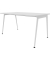 Schreibtisch X3, 75cm (H), 140x80cm (BxT), rechteckig, weiß / weiß