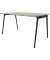 Schreibtisch X3, 75cm (H), 140x80cm (BxT), rechteckig, beton / dunkelgrau