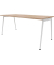 Schreibtisch X3, 75cm (H), 180x80cm (BxT), rechteckig, ulme / weiß