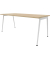 Schreibtisch X3, 75cm (H), 180x80cm (BxT), rechteckig, eiche / weiß