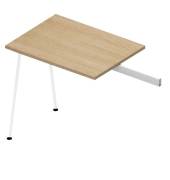 X3 Anbautisch eiche rechteckig
