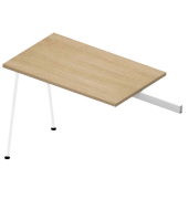 X3 Anbautisch eiche rechteckig