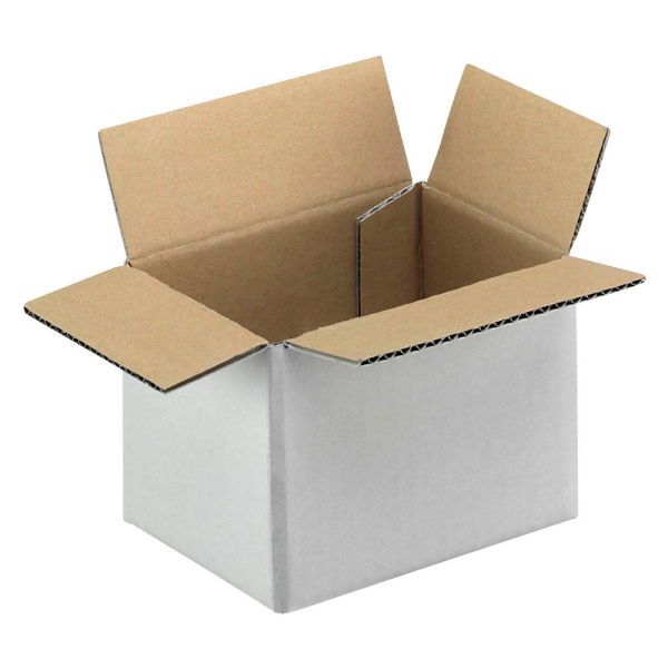 4255704304909 - Faltkarton 597187 weiß bis DIN A7+ innen 150x100x100mm Wellpappe 1-wellig 4255704304909 20 Stück 4255704304909 - Faltkarton 597187 weiß bis DIN A7+ innen 150x100x100mm Wellpappe 1-wellig 4255704304909 20 Stück