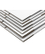 Faltkarton 597187 weiß, bis DIN A7+, innen 150x100x100mm, Wellpappe 1-wellig