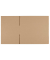 Versandkarton palettierfähig 599167 braun, innen 580x380x170mm, Wellpappe 2-wellig