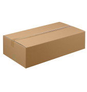 Versandkarton palettierfähig 599183 braun, innen 780x380x170mm, Wellpappe 2-wellig