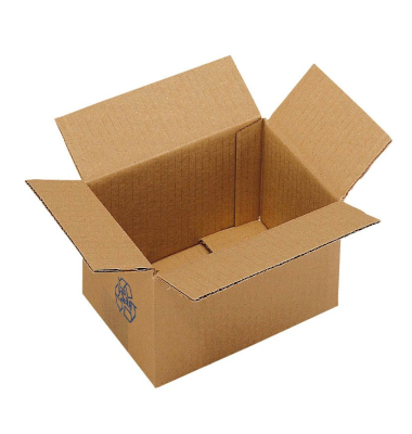 Faltkarton 690172 braun, bis DIN A5+, innen 260x170x170mm, Wellpappe 1-wellig