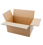 Faltkartons 690180 braun, bis DIN A5+, innen 280x170x140mm, Wellpappe 1-wellig