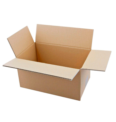 Faltkarton 690180 braun, bis DIN A5+, innen 280x170x140mm, Wellpappe 1-wellig