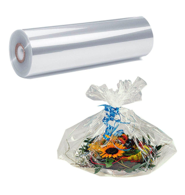 Geschenkfolie / Blumenfolie 792770, 75cm x 200m, transparent
