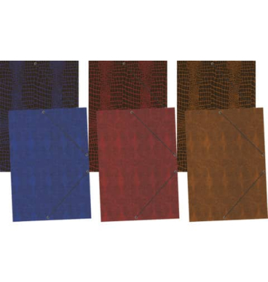 Eckspannmappe Enthält: je 1x Grace Coffee (Art.Nr. 46207), Grace Sunrise Red (Art.Nr. 46208), Grace Sea Blue (Art.Nr. 46209), St