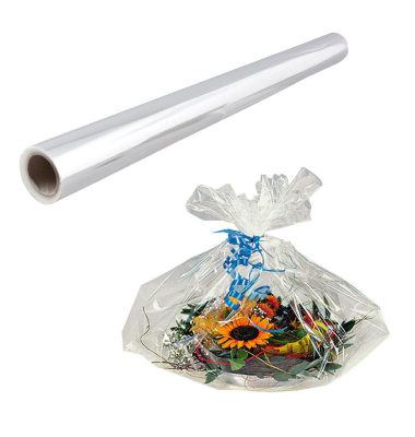 Geschenkfolie / Blumenfolie 308516, 75cm x 50m, transparent