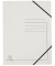 Eckspannmappe 555406E, A4 weiß Karton 355g