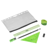 Schreibset Starterkit Schule neongrün
