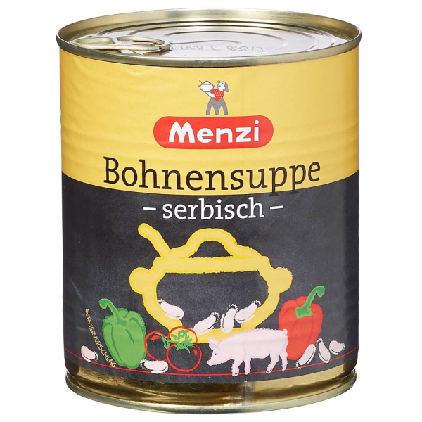 4016900410098 - Bohnensuppe serbisch Dosensuppe 4016900410098 800 Milliliter 4016900410098 - Bohnensuppe serbisch Dosensuppe 4016900410098 800 Milliliter