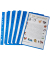 Schnellhefter 024-2345-002-11, A4, blau, Polyvinylchlorid (PVC), Vorderdeckel transparent