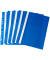 Schnellhefter 024-2345-002-11, A4, blau, Polyvinylchlorid (PVC), Vorderdeckel transparent