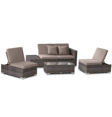 Loungegruppe Alcudia grau 970175