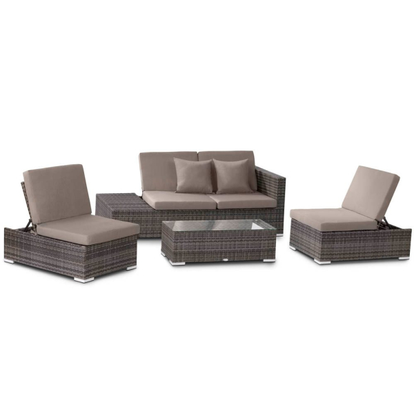 4041908070869 - Garten Lounge Sitzgruppe Relax Sofa + Tisch + Sessel Terrasse Möbel Rattan Optik 4041908070869 - Garten Lounge Sitzgruppe Relax Sofa + Tisch + Sessel Terrasse Möbel Rattan Optik