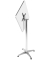 Bistrotisch 950364, 69cm (H), 60x60cm (BxT), quadratisch, silber / silber