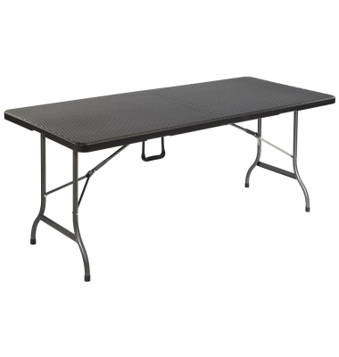 Gartentisch Ventana schwarz rechteckig 304728
