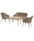 Lounge-Sessel-Set Garden Pleasure Pueblo braun