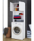 Jutas Waschmaschinenschrank weiß/weiß