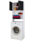 Jutas Waschmaschinenschrank weiß/weiß