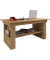 Couchtisch Kobila, 52,5-59cm (H), 157x65cm (BxT), rechteckig, eiche / braun