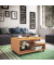 Couchtisch Stango, 40cm (H), 80x50cm (BxT), rechteckig, buche / buche