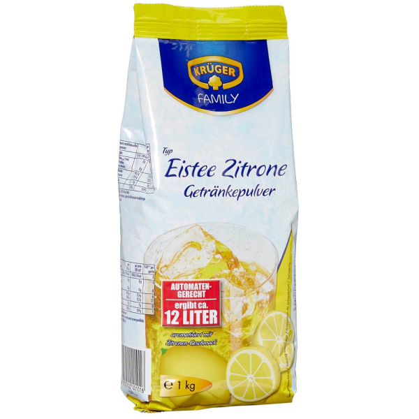 4052700201016 - Eistee Zitrone Getränkepulver 4052700201016 KRÜGER 4052700201016 - Eistee Zitrone Getränkepulver 4052700201016 KRÜGER