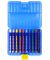 Wachsmalkreide 521110 10er Etui farbig sortiert rund 12x83mm in Schiebehülse
