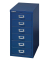 Schubladenschrank MultiDrawer™ 29er Serie L296839, Stahl, 6 Schubladen (Vollauszug), A4, 27,9 x 59 x 38 cm, blau