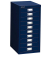 Schubladenschrank MultiDrawer™ 29er Serie L2910839, Stahl, 10 Schubladen (Vollauszug), A4, 27,9 x 59 x 38 cm, blau