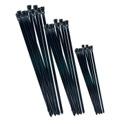 Clips und Binder im Kabelbinder-Set schwarz B20451