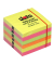 Haftnotizen 222005, Z-Faltung, 75x75mm, neongelb/-grün/-pink/-orange, Z-Notes, quadratisch