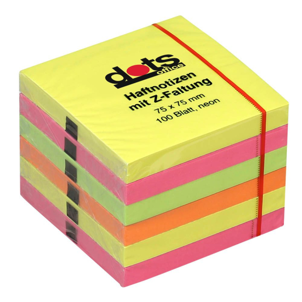4250073727298 - Haftnotizen 222005 Z-Faltung 75x75mm neongelb -grün -pink -orange Z-Notes quadratisch 4250073727298 6 Block 4250073727298 - Haftnotizen 222005 Z-Faltung 75x75mm neongelb -grün -pink -orange Z-Notes quadratisch 4250073727298 6 Block