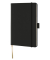 Notizbuch Q22 25-464, Tucson, schwarz, A6, kariert, 80g, 96 Blatt / 192 Seiten