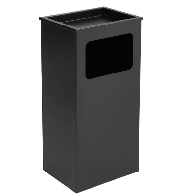 Standaschenbecher schwarz